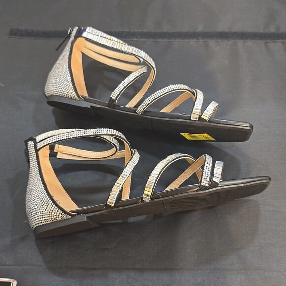 BRAND NEW THALIA SODI WOMEN'S DANA EMBELLISHED STRAPPY FLAT Flat SANDALS G1 - Picture 10 of 16